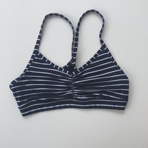Black and White striped bra/sports bra from Old Navy